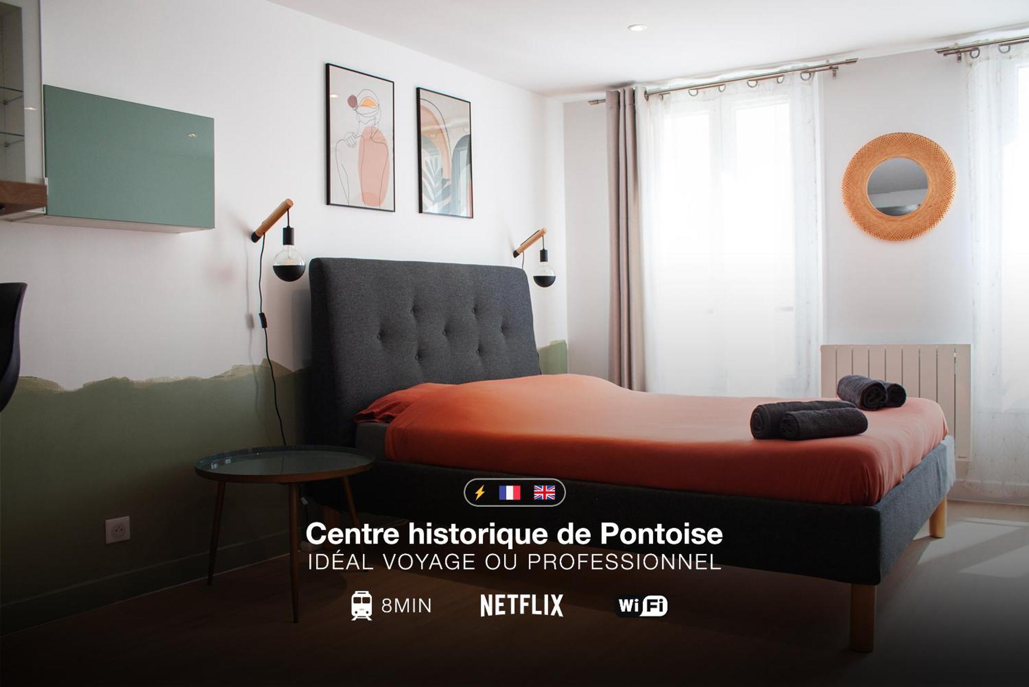 Studio Cosy En Plein Coeur Historique De Pontoise公寓 外观 照片